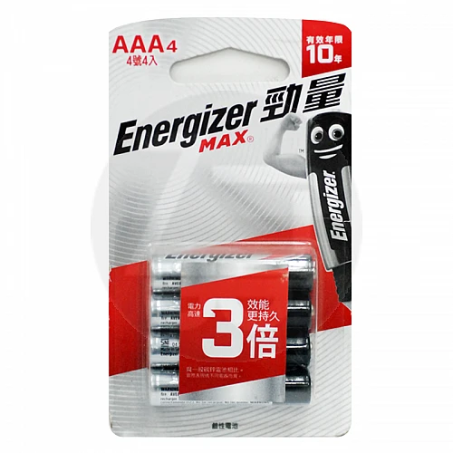 勁量鹼性4號電池(4入)