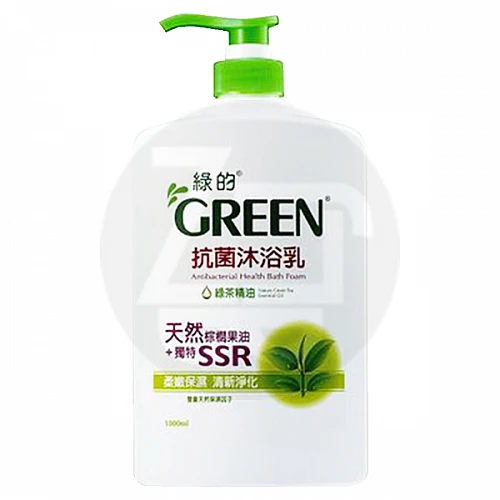 綠的抗菌沐浴乳-綠茶1000ml