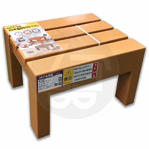 CH00131LC-巧木方型椅-附增高8cm椅腳/土黃