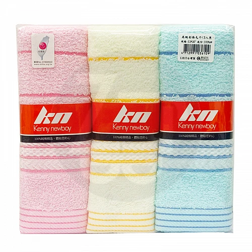 K3610-3 彩緞毛巾(3入)