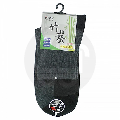SJ0667-竹炭1/2加大保健襪