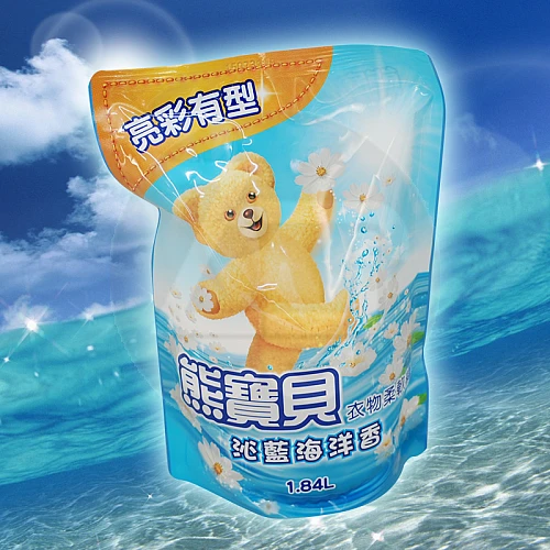 熊寶貝柔軟精(補)-沁藍海洋1.84L